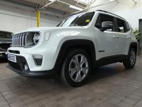 USED 2019 19 JEEP RENEGADE 1.3 LIMITED 5d 148 BHP SAT NAV HEATED LEATHER PARKING SENSORS LOW MILEAGE 1 OWNER EXCELLENT SERVICE HISTORY 6 MONTHS GOLD WARRANTY