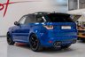 USED 2019 19 LAND ROVER RANGE ROVER SPORT 5.0 SVR 5d 567 BHP VELOCITY BLUE/CARBON BONNET