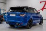 USED 2019 19 LAND ROVER RANGE ROVER SPORT 5.0 SVR 5d 567 BHP VELOCITY BLUE/CARBON BONNET