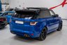 USED 2019 19 LAND ROVER RANGE ROVER SPORT 5.0 SVR 5d 567 BHP VELOCITY BLUE/CARBON BONNET