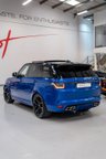 USED 2019 19 LAND ROVER RANGE ROVER SPORT 5.0 SVR 5d 567 BHP VELOCITY BLUE/CARBON BONNET