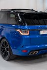 USED 2019 19 LAND ROVER RANGE ROVER SPORT 5.0 SVR 5d 567 BHP VELOCITY BLUE/CARBON BONNET