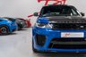 USED 2019 19 LAND ROVER RANGE ROVER SPORT 5.0 SVR 5d 567 BHP VELOCITY BLUE/CARBON BONNET