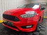 USED 2016 66 FORD FOCUS 1.5 ZETEC S RED EDITION 5d 180 BHP SYNC SOUND SYSTEM / 2 KEYS / ULEZ