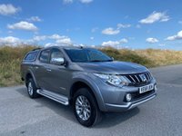 USED 2019 68 MITSUBISHI L200 2.4 DI-D 4WD WARRIOR DCB 178 BHP VAT PAID - LOW MILEAGE - DOCUMENTED SERVICE HISTORY - TRUCKMAN TOP -  TOWBAR - WARRIOR SPEC - CLEAN EXAMPLE