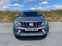 USED 2019 68 MITSUBISHI L200 2.4 DI-D 4WD WARRIOR DCB 178 BHP VAT PAID - LOW MILEAGE - DOCUMENTED SERVICE HISTORY - TRUCKMAN TOP -  TOWBAR - WARRIOR SPEC - CLEAN EXAMPLE