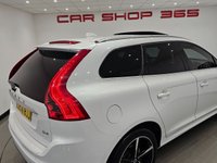 USED 2014 64 VOLVO XC60 2.0 D4 (181 PS) R-DESIGN LUX NAV GEARTRONIC ( EURO 6 ) S/S 5DR + PAN ROOF + HARMAN KARDON + E/M/HEATED LEATHERS + FAMILY PACK + ADAPTIVE CRUISE + DRIVER ALERT + PADDLESHIFT + HEATED S/WHEEL + XENONS / L.E.D.S + F/R PARK + BLIS + M/MEDIA + BTOOTH + PRIVACY + 20S + E/BOOT PANROOF+XENON+PARK+LEATHER+NAV+HARMAN KARDON+CRUISE