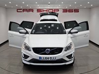 USED 2014 64 VOLVO XC60 2.0 D4 (181 PS) R-DESIGN LUX NAV GEARTRONIC ( EURO 6 ) S/S 5DR + PAN ROOF + HARMAN KARDON + E/M/HEATED LEATHERS + FAMILY PACK + ADAPTIVE CRUISE + DRIVER ALERT + PADDLESHIFT + HEATED S/WHEEL + XENONS / L.E.D.S + F/R PARK + BLIS + M/MEDIA + BTOOTH + PRIVACY + 20S + E/BOOT PANROOF+XENON+PARK+LEATHER+NAV+HARMAN KARDON+CRUISE