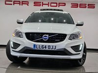 USED 2014 64 VOLVO XC60 2.0 D4 (181 PS) R-DESIGN LUX NAV GEARTRONIC ( EURO 6 ) S/S 5DR + PAN ROOF + HARMAN KARDON + E/M/HEATED LEATHERS + FAMILY PACK + ADAPTIVE CRUISE + DRIVER ALERT + PADDLESHIFT + HEATED S/WHEEL + XENONS / L.E.D.S + F/R PARK + BLIS + M/MEDIA + BTOOTH + PRIVACY + 20S + E/BOOT PANROOF+XENON+PARK+LEATHER+NAV+HARMAN KARDON+CRUISE