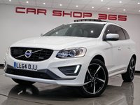 USED 2014 64 VOLVO XC60 2.0 D4 (181 PS) R-DESIGN LUX NAV GEARTRONIC ( EURO 6 ) S/S 5DR + PAN ROOF + HARMAN KARDON + E/M/HEATED LEATHERS + FAMILY PACK + ADAPTIVE CRUISE + DRIVER ALERT + PADDLESHIFT + HEATED S/WHEEL + XENONS / L.E.D.S + F/R PARK + BLIS + M/MEDIA + BTOOTH + PRIVACY + 20S + E/BOOT PANROOF+XENON+PARK+LEATHER+NAV+HARMAN KARDON+CRUISE