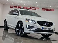USED 2014 64 VOLVO XC60 2.0 D4 (181 PS) R-DESIGN LUX NAV GEARTRONIC ( EURO 6 ) S/S 5DR + PAN ROOF + HARMAN KARDON + E/M/HEATED LEATHERS + FAMILY PACK + ADAPTIVE CRUISE + DRIVER ALERT + PADDLESHIFT + HEATED S/WHEEL + XENONS / L.E.D.S + F/R PARK + BLIS + M/MEDIA + BTOOTH + PRIVACY + 20S + E/BOOT PANROOF+XENON+PARK+LEATHER+NAV+HARMAN KARDON+CRUISE