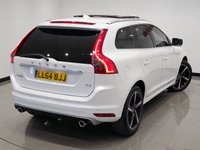 USED 2014 64 VOLVO XC60 2.0 D4 (181 PS) R-DESIGN LUX NAV GEARTRONIC ( EURO 6 ) S/S 5DR + PAN ROOF + HARMAN KARDON + E/M/HEATED LEATHERS + FAMILY PACK + ADAPTIVE CRUISE + DRIVER ALERT + PADDLESHIFT + HEATED S/WHEEL + XENONS / L.E.D.S + F/R PARK + BLIS + M/MEDIA + BTOOTH + PRIVACY + 20S + E/BOOT PANROOF+XENON+PARK+LEATHER+NAV+HARMAN KARDON+CRUISE