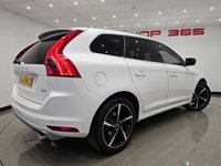 USED 2014 64 VOLVO XC60 2.0 D4 (181 PS) R-DESIGN LUX NAV GEARTRONIC ( EURO 6 ) S/S 5DR + PAN ROOF + HARMAN KARDON + E/M/HEATED LEATHERS + FAMILY PACK + ADAPTIVE CRUISE + DRIVER ALERT + PADDLESHIFT + HEATED S/WHEEL + XENONS / L.E.D.S + F/R PARK + BLIS + M/MEDIA + BTOOTH + PRIVACY + 20S + E/BOOT PANROOF+XENON+PARK+LEATHER+NAV+HARMAN KARDON+CRUISE
