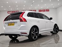 USED 2014 64 VOLVO XC60 2.0 D4 (181 PS) R-DESIGN LUX NAV GEARTRONIC ( EURO 6 ) S/S 5DR + PAN ROOF + HARMAN KARDON + E/M/HEATED LEATHERS + FAMILY PACK + ADAPTIVE CRUISE + DRIVER ALERT + PADDLESHIFT + HEATED S/WHEEL + XENONS / L.E.D.S + F/R PARK + BLIS + M/MEDIA + BTOOTH + PRIVACY + 20S + E/BOOT PANROOF+XENON+PARK+LEATHER+NAV+HARMAN KARDON+CRUISE