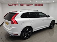 USED 2014 64 VOLVO XC60 2.0 D4 (181 PS) R-DESIGN LUX NAV GEARTRONIC ( EURO 6 ) S/S 5DR + PAN ROOF + HARMAN KARDON + E/M/HEATED LEATHERS + FAMILY PACK + ADAPTIVE CRUISE + DRIVER ALERT + PADDLESHIFT + HEATED S/WHEEL + XENONS / L.E.D.S + F/R PARK + BLIS + M/MEDIA + BTOOTH + PRIVACY + 20S + E/BOOT PANROOF+XENON+PARK+LEATHER+NAV+HARMAN KARDON+CRUISE