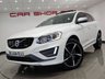 USED 2014 64 VOLVO XC60 2.0 D4 (181 PS) R-DESIGN LUX NAV GEARTRONIC ( EURO 6 ) S/S 5DR + PAN ROOF + HARMAN KARDON + E/M/HEATED LEATHERS + FAMILY PACK + ADAPTIVE CRUISE + DRIVER ALERT + PADDLESHIFT + HEATED S/WHEEL + XENONS / L.E.D.S + F/R PARK + BLIS + M/MEDIA + BTOOTH + PRIVACY + 20S + E/BOOT PANROOF+XENON+PARK+LEATHER+NAV+HARMAN KARDON+CRUISE