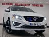 USED 2014 64 VOLVO XC60 2.0 D4 (181 PS) R-DESIGN LUX NAV GEARTRONIC ( EURO 6 ) S/S 5DR + PAN ROOF + HARMAN KARDON + E/M/HEATED LEATHERS + FAMILY PACK + ADAPTIVE CRUISE + DRIVER ALERT + PADDLESHIFT + HEATED S/WHEEL + XENONS / L.E.D.S + F/R PARK + BLIS + M/MEDIA + BTOOTH + PRIVACY + 20S + E/BOOT PANROOF+XENON+PARK+LEATHER+NAV+HARMAN KARDON+CRUISE