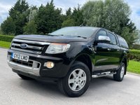USED 2012 12 FORD RANGER 2.2 LIMITED 4X4 DCB TDCI 4d 148 BHP ** NO VAT * *  SAT NAV ** LOW MILES