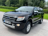 USED 2012 12 FORD RANGER 2.2 LIMITED 4X4 DCB TDCI 4d 148 BHP ** NO VAT * *  SAT NAV ** LOW MILES