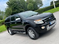 USED 2012 12 FORD RANGER 2.2 LIMITED 4X4 DCB TDCI 4d 148 BHP ** NO VAT * *  SAT NAV ** LOW MILES