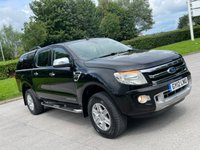 USED 2012 12 FORD RANGER 2.2 LIMITED 4X4 DCB TDCI 4d 148 BHP ** NO VAT * *  SAT NAV ** LOW MILES