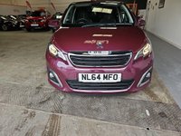 USED 2014 64 PEUGEOT 108 1.2 ALLURE 5d 82 BHP &pound;0 Road Tax Excellent Condition