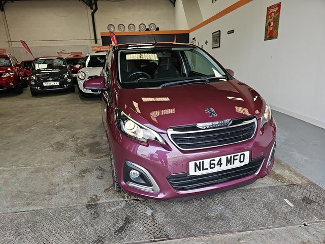 2014 64 Peugeot 108 1.2 ALLURE 5d 82 BHP