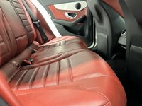 USED 2017 17 MERCEDES-BENZ C-CLASS 2.1 C 220 D AMG LINE 4d 170 BHP High Gloss Polar White, Cranberry red full leather interior,