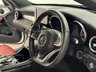 USED 2017 17 MERCEDES-BENZ C-CLASS 2.1 C 220 D AMG LINE 4d 170 BHP High Gloss Polar White, Cranberry red full leather interior,