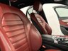 USED 2017 17 MERCEDES-BENZ C-CLASS 2.1 C 220 D AMG LINE 4d 170 BHP High Gloss Polar White, Cranberry red full leather interior,