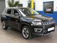 USED 2020 70 JEEP COMPASS 1.4 MULTIAIR II LIMITED 5d 168 BHP SAT NAV LEATHER HEATED SEATS PARKING SENSORS REAR CAMERA 1 OWNER SERVICE HISTORY 6 MONTHS GOLD WARRANTY