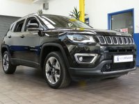 USED 2020 70 JEEP COMPASS 1.4 MULTIAIR II LIMITED 5d 168 BHP SAT NAV LEATHER HEATED SEATS PARKING SENSORS REAR CAMERA 1 OWNER SERVICE HISTORY 6 MONTHS GOLD WARRANTY
