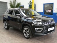 USED 2020 70 JEEP COMPASS 1.4 MULTIAIR II LIMITED 5d 168 BHP SAT NAV LEATHER HEATED SEATS PARKING SENSORS REAR CAMERA 1 OWNER SERVICE HISTORY 6 MONTHS GOLD WARRANTY
