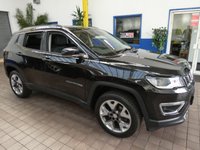USED 2020 70 JEEP COMPASS 1.4 MULTIAIR II LIMITED 5d 168 BHP SAT NAV LEATHER HEATED SEATS PARKING SENSORS REAR CAMERA 1 OWNER SERVICE HISTORY 6 MONTHS GOLD WARRANTY