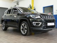 USED 2020 70 JEEP COMPASS 1.4 MULTIAIR II LIMITED 5d 168 BHP SAT NAV LEATHER HEATED SEATS PARKING SENSORS REAR CAMERA 1 OWNER SERVICE HISTORY 6 MONTHS GOLD WARRANTY