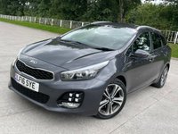USED 2016 16 KIA CEED 1.6 CRDI GT-LINE ISG 5d 134 BHP SAT NAV + REVERSING CAMERA + +