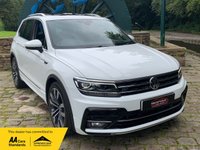 USED 2018 18 VOLKSWAGEN TIGUAN 2.0 R-LINE TDI BLUEMOTION TECHNOLOGY DSG 5d 148 BHP 2018 VW TIGUAN R-LINE SUV - 2.0 TDi BLUE-MOTION - DSG AUTOMATIC GEARBOX - FULL LEATHER INTERIOR - TWIN GLASS ROOF - TECHNOLOGY PACK - 1 FORMER KEEPER - SERVICE HISTORY - LOW MILEAGE