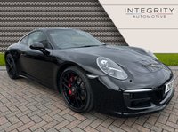 USED 2018 18 PORSCHE 911 3.0 CARRERA GTS PDK 2d 444 BHP 20" BLACK SATIN ALLOYS - SAT NAV - BLUETOOTH - DAB RADIO - ELECTRIC TILT AND SLIDE SUNROOF - TINTED WINDOWS
