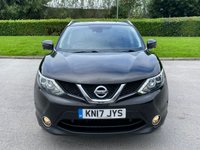 USED 2017 17 NISSAN QASHQAI 1.5 DCI TEKNA 5d 108 BHP FULL LEATHER + SAT NAV + 2 KEYS