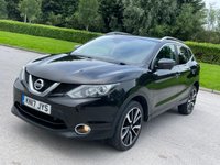 USED 2017 17 NISSAN QASHQAI 1.5 DCI TEKNA 5d 108 BHP FULL LEATHER + SAT NAV + 2 KEYS
