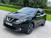 USED 2017 17 NISSAN QASHQAI 1.5 DCI TEKNA 5d 108 BHP FULL LEATHER + SAT NAV + 2 KEYS