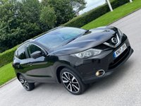 USED 2017 17 NISSAN QASHQAI 1.5 DCI TEKNA 5d 108 BHP FULL LEATHER + SAT NAV + 2 KEYS