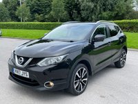 USED 2017 17 NISSAN QASHQAI 1.5 DCI TEKNA 5d 108 BHP FULL LEATHER + SAT NAV + 2 KEYS