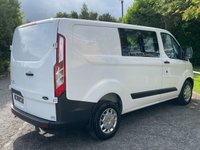 USED 2017 67 FORD TRANSIT CUSTOM 2.0 290 D/CAB 6 SEATER L1 L/R P/V FWD Direct to us from lease company