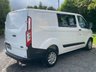 USED 2017 67 FORD TRANSIT CUSTOM 2.0 290 D/CAB 6 SEATER L1 L/R P/V FWD Direct to us from lease company