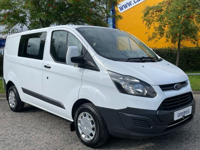 2017 67 Ford Transit Custom 2.0 290 D/CAB 6 SEATER L1 L/R P/V FWD