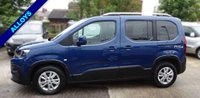 USED 2021 21 PEUGEOT RIFTER 1.5 HORIZON RE 5d 101 BHP WHEELCHAIR ACCESS WAV 3 seats + Wheelchair Access
