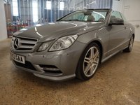 USED 2012 62 MERCEDES-BENZ E-CLASS 3.0 E350 CDI BLUEEFFICIENCY SPORT 2d 265 BHP GREAT LOOKING CONVERTIBLE WITH LOW MILES