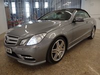 USED 2012 62 MERCEDES-BENZ E-CLASS 3.0 E350 CDI BLUEEFFICIENCY SPORT 2d 265 BHP GREAT LOOKING CONVERTIBLE WITH LOW MILES
