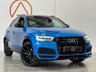 USED 2017 17 AUDI Q3 2.0 TDI QUATTRO BLACK EDITION 5d 148 BHP GLOSS BLACK 20 INCH ALLOYS